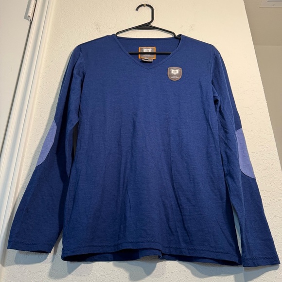 Noel Asmar Equestrian Merino Wool V Neck Pullover Sweater Shirt Womens Size XL - Picture 4 of 12